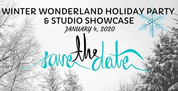 Winter Wonderland Holiday Potluck Party & Studio Showcase