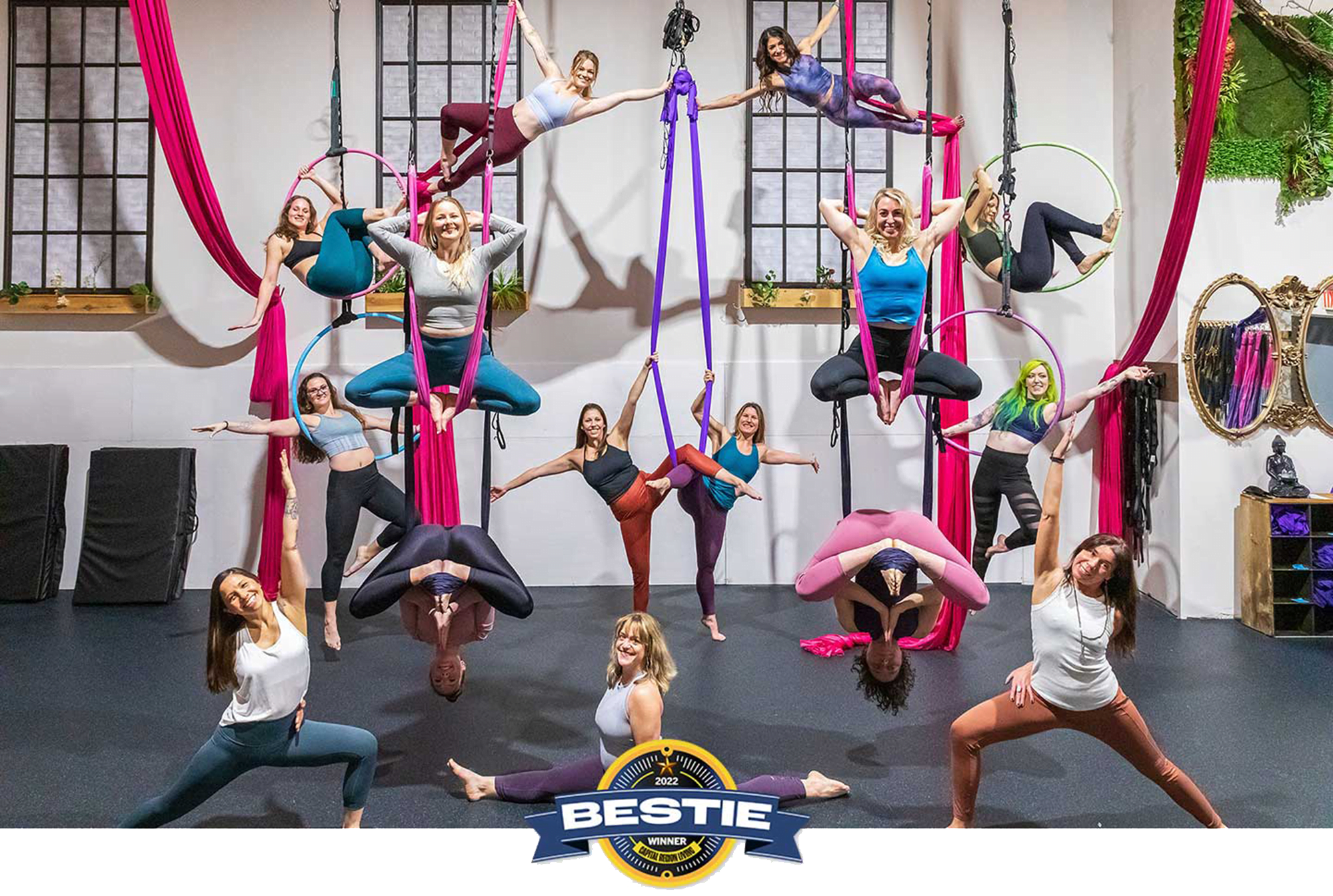 Circus Arts, Aerial Yoga, Bungee Fitness & Traditional Yoga Studio in  Albany NY - Good Karma Studio